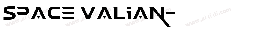 space valian字体转换
